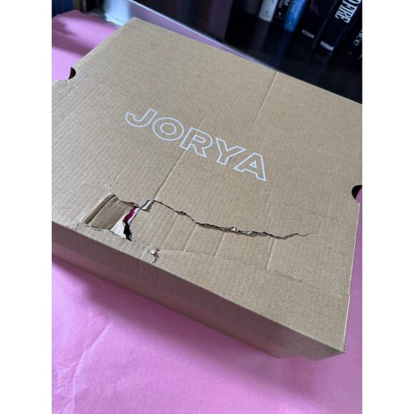 NIB JORYA Womens Fashion Ankle Boots Square Toe Suede Side Zipper Block Heel 6.5 - Picture 8 of 11